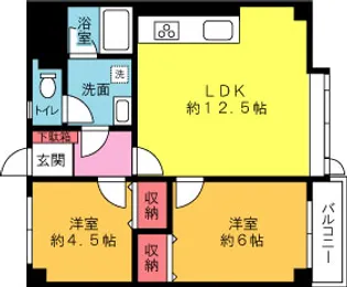 SKKビル茅ヶ崎ビル【2階】の間取り