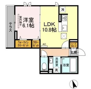 セジュール西台6【1階】の間取り