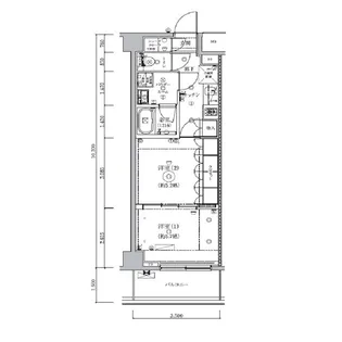 ニューミラ明大前【5階】の間取り