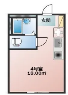 アクシスコート大和【3階】の間取り