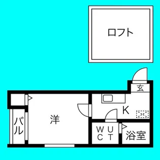 LUMINOUS矢田【2階】の間取り