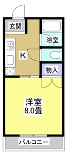 キャッスル御前谷【2階】の間取り