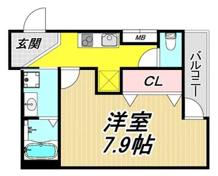 フジパレス尼崎三反田I番館【3階】の間取り