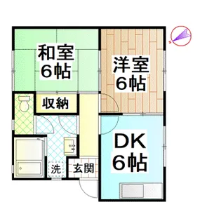 コーポフォレスト【2階】の間取り