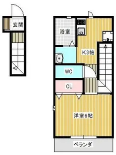 DOLCE VITA【2階】の間取り