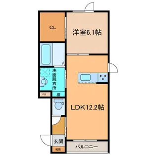 GlansI【1階】の間取り
