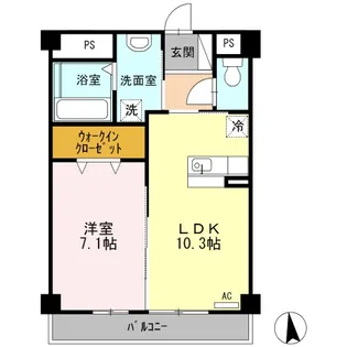 ノールラガール相木【2階】の間取り
