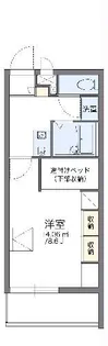 レオパレス翔【2階】の間取り