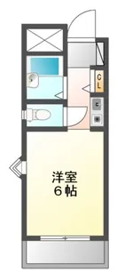 ソレイユ片山【4階】の間取り