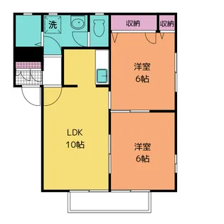 クレール湘南【2階】の間取り