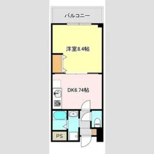 ウイングス神姫【6階】の間取り