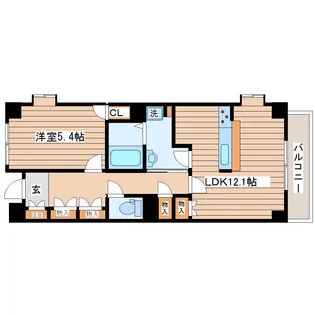 ティアラ工藤【2階】の間取り