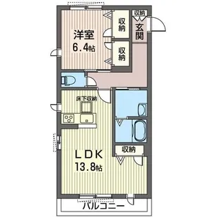 マルシェ B【2階】の間取り