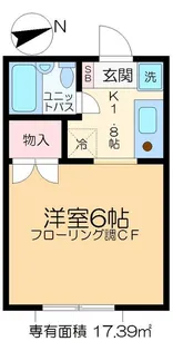 パールハイム晴和【1階】の間取り