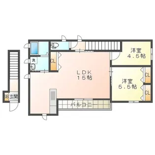 ファミーリアM【2階】の間取り