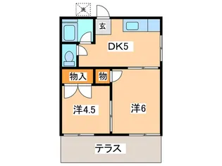 佐藤アパート【1階】の間取り