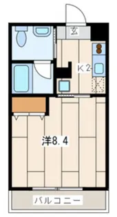 クレールコート【3階】の間取り