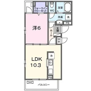 サクラガーデン【3階】の間取り
