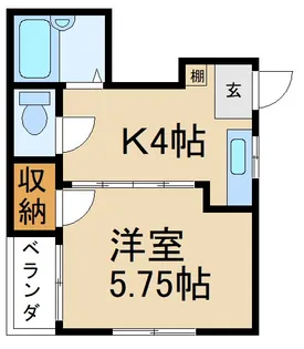 エクセル藤田【1階】の間取り