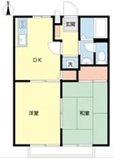 ASハイツ【2階】の間取り