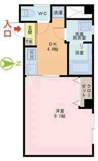 グランドール丸岡【2階】の間取り