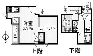 CB八千代台ミラ【2階】の間取り