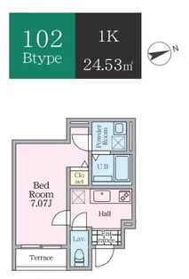 エトワールヴァリ プレリュード【1階】の間取り