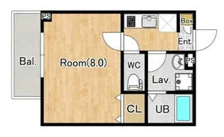 ジーメゾン淵野辺ノース【2階】の間取り