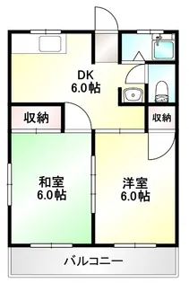 塩澤ハイツ【2階】の間取り
