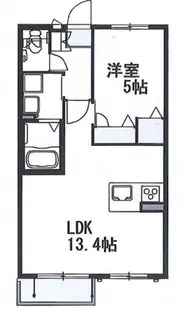 ボナール妙典A【1階】の間取り