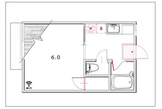 メゾンハゴロモ【2階】の間取り