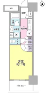スタイリオ品川中延【7階】の間取り