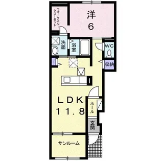アステール【1階】の間取り