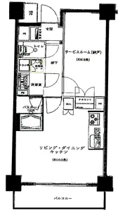 ライオンズ武蔵中原ステーションプラザ【1階】の間取り
