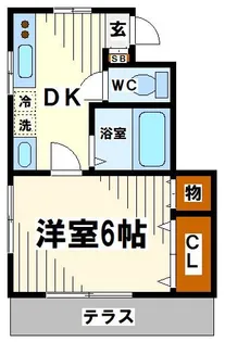 メゾンファミーユ【1階】の間取り