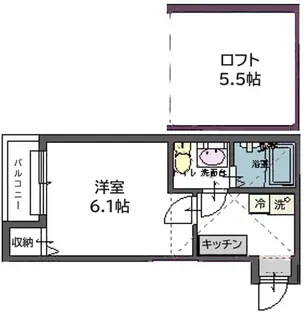 aletta宮町【1階】の間取り