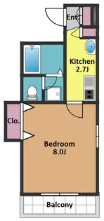 大城メゾン【2階】の間取り