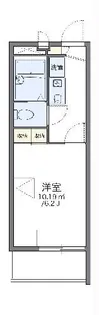 レオパレス雅【2階】の間取り