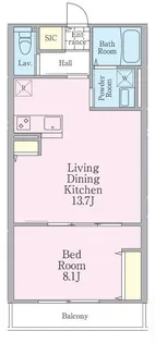 チェルアムール【2階】の間取り