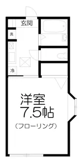 ウエストフォーラム【1階】の間取り
