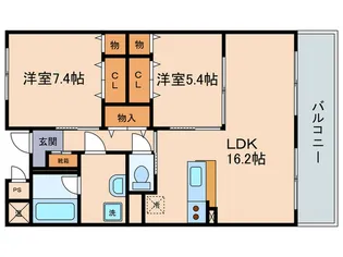 Wisteria Plus【2階】の間取り