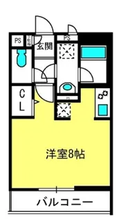 リブリ・新都心【2階】の間取り