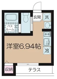 NSGATE下高井戸【1階】の間取り