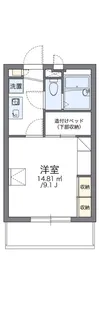 レオパレス川向【1階】の間取り