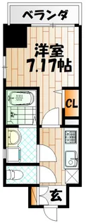 ALiSS歯科大前【3階】の間取り