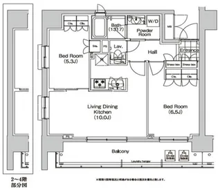 コンフォリア秋葉原EAST【4階】の間取り