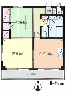 パールハウス【3階】の間取り
