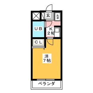 エンゼル【2階】の間取り
