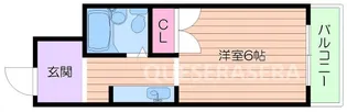 キングコーポ堂山【3階】の間取り