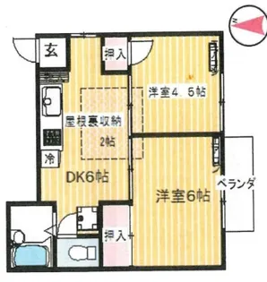 ヴィレッジ大原_【2階】の間取り